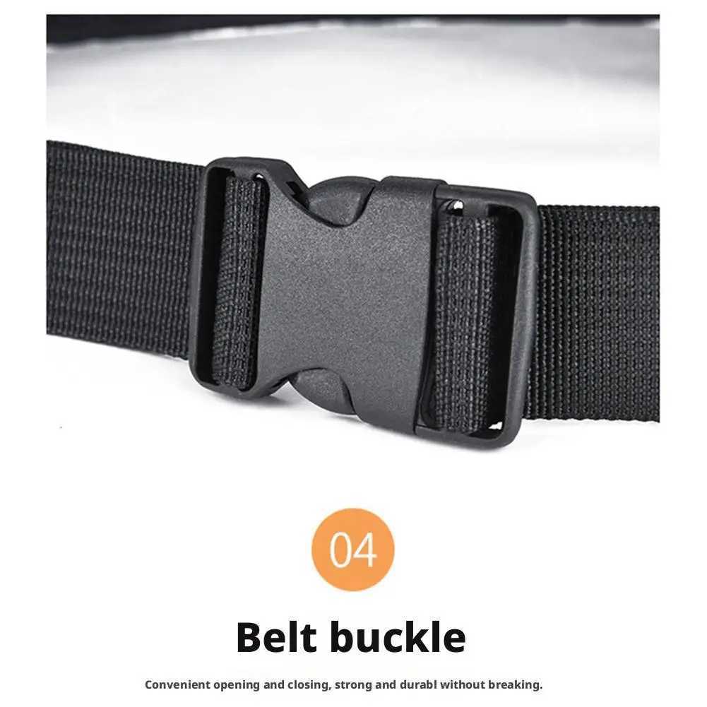 Running Waist Bag Lightweight Waterproof Reflective Strip Waist Fanny Pack Gym Sport Running Waist Pack Adjustable Elastic StrapT251126