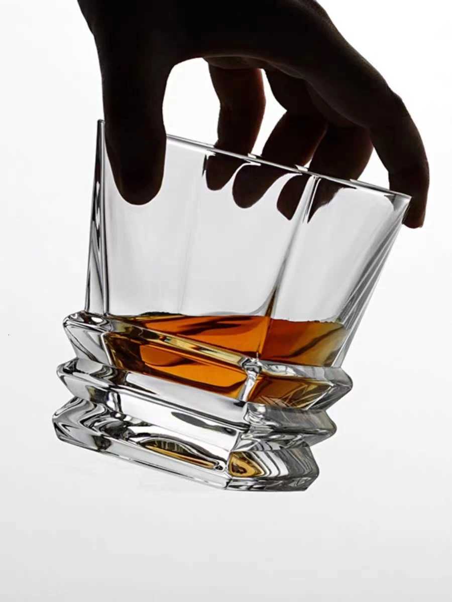 Whiskey Glass Cigar Holder Home Glass Bar Beer Glass Wine Glass European Creative Drinking Glasses C251126