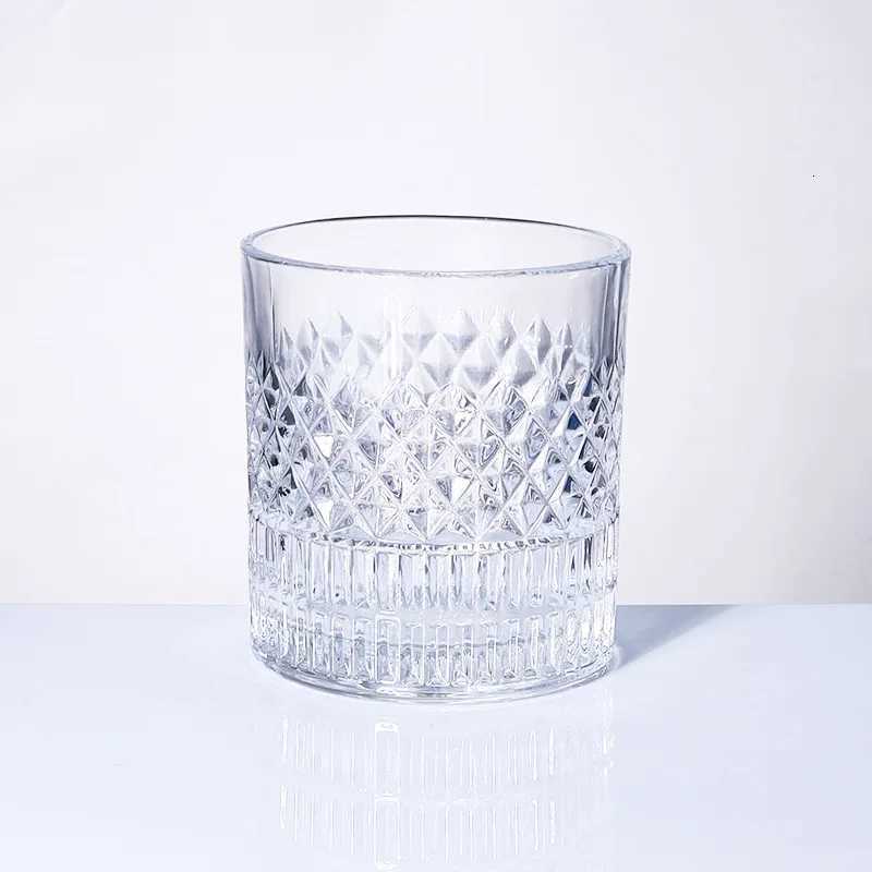 330ml Vintage Cup Transparent Crystal Glass Whiskey Cup Brandy European Style Wine Glasses Cups Wholesale Cups Drinking Glass C251126