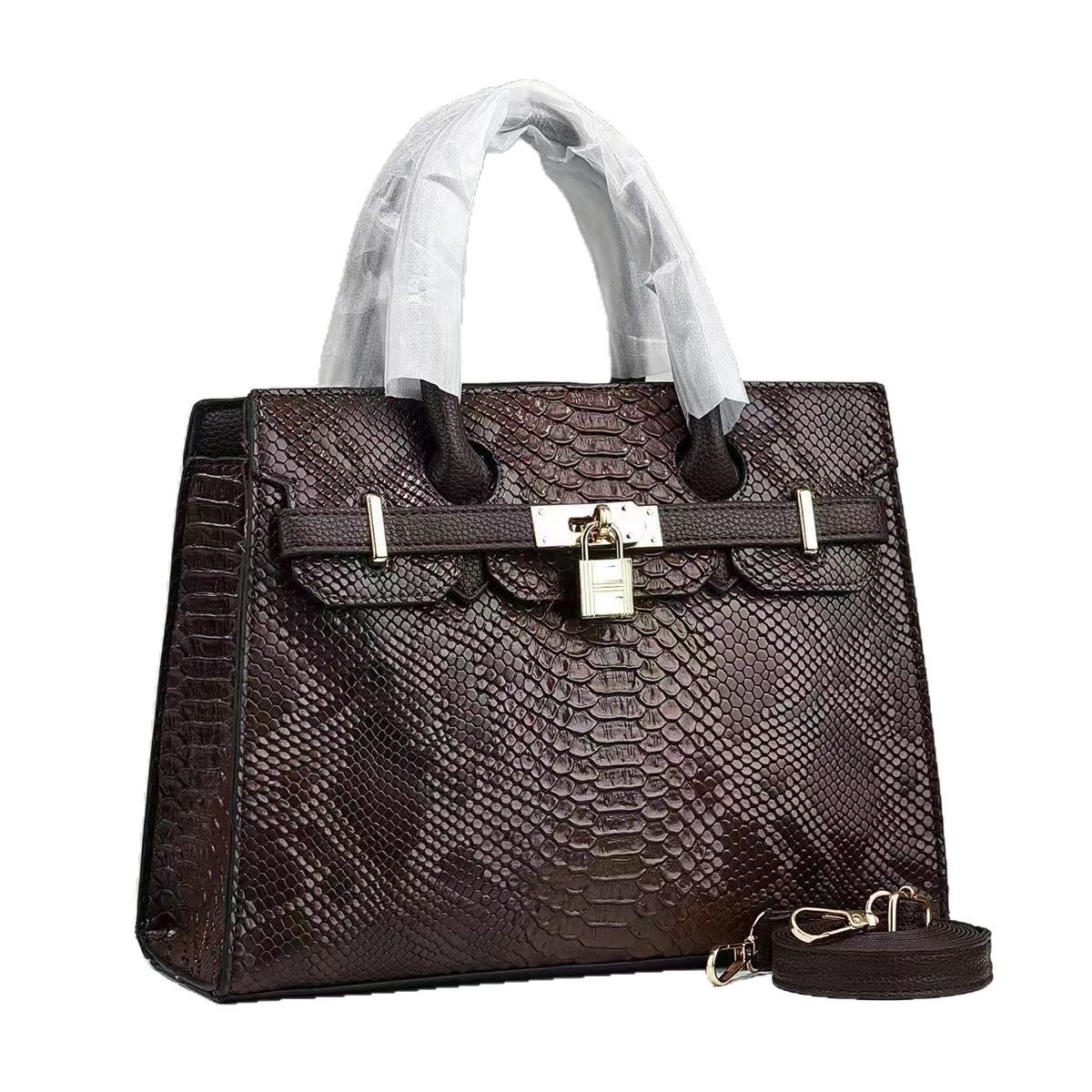 Luxury Tote Bag for Women - Stylish Snake Print Crossbody Bag (Free Shipping) - New Arrival Designer-inspired Handbag