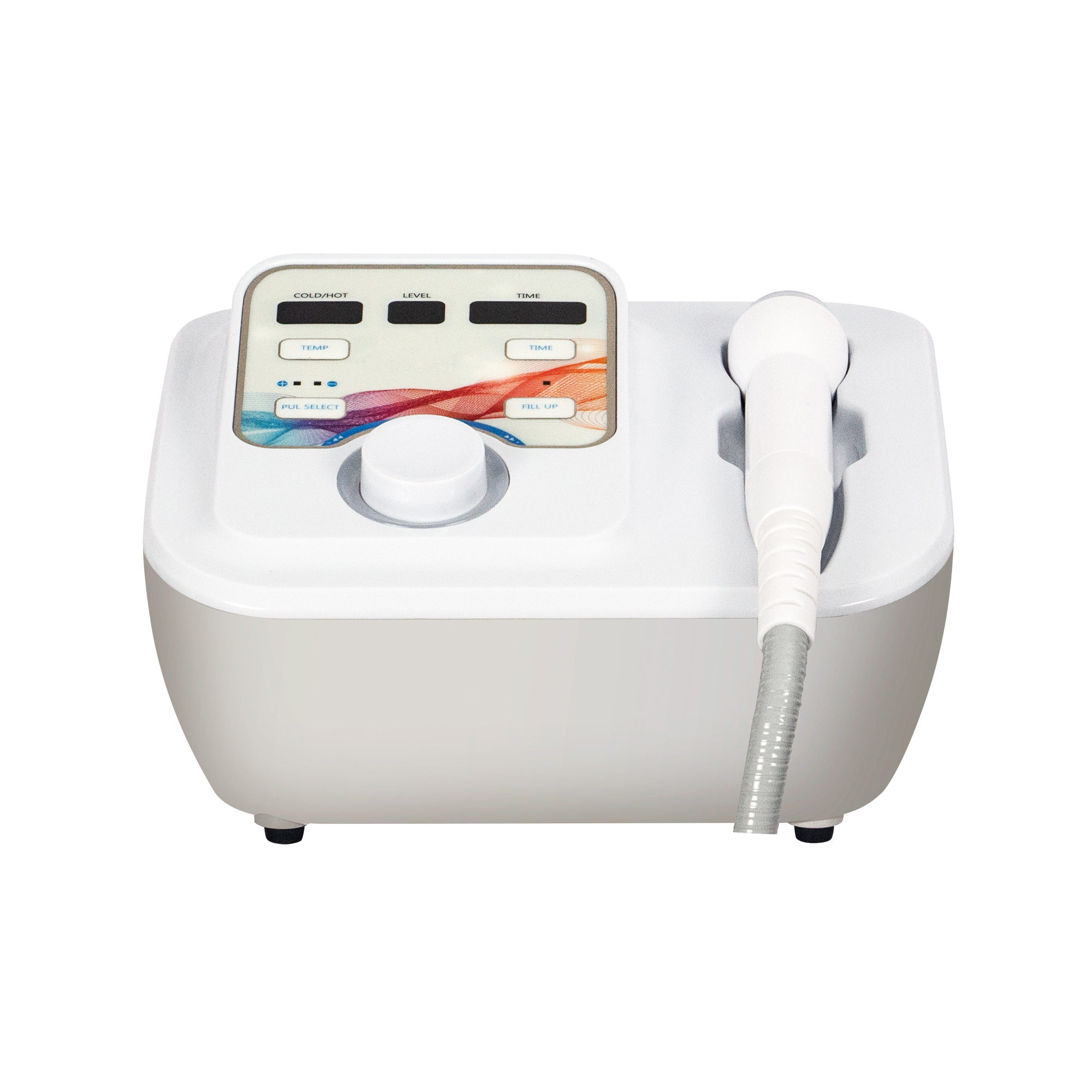 Portable Cool Pro Cold Warm Electroporation Cryo Machine With Red and Blue Light RF Cryo Face Cooling Freezing Equipment