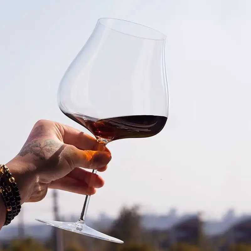 BurgundyWhite Wine Glass Super ThinLight Sensory Tasting Crystal Elegant ChampagneGoblet Luxury Hand BlownDrinkware for Gift Box C251126