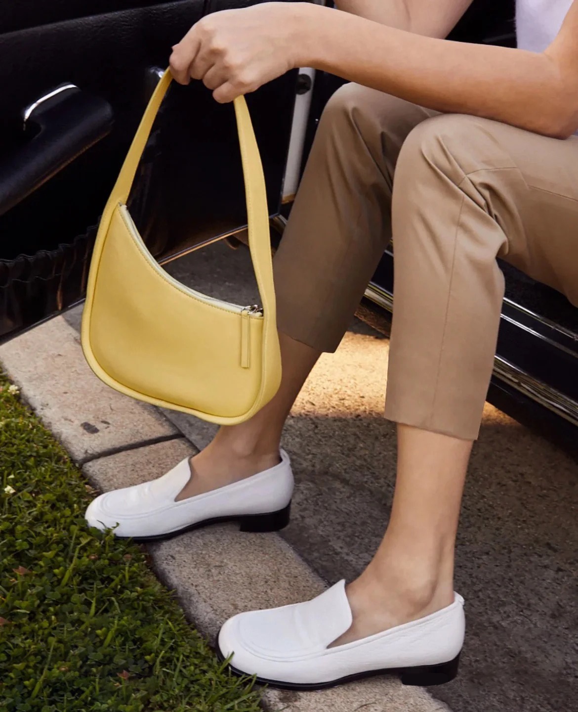 DHlanhai Mirror quality Mens s half moon Bag Womens designer tote shoulder clutch hobo pochette crossbody camera bags Cowhide black handbags shopping 