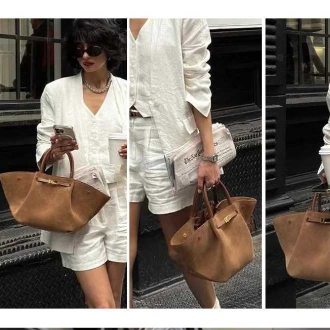 Suede storage bag pet basket waterproof sailor bag travel picnic sports gym dog beach pet tennis home toilet storage bag womens handbag W250425