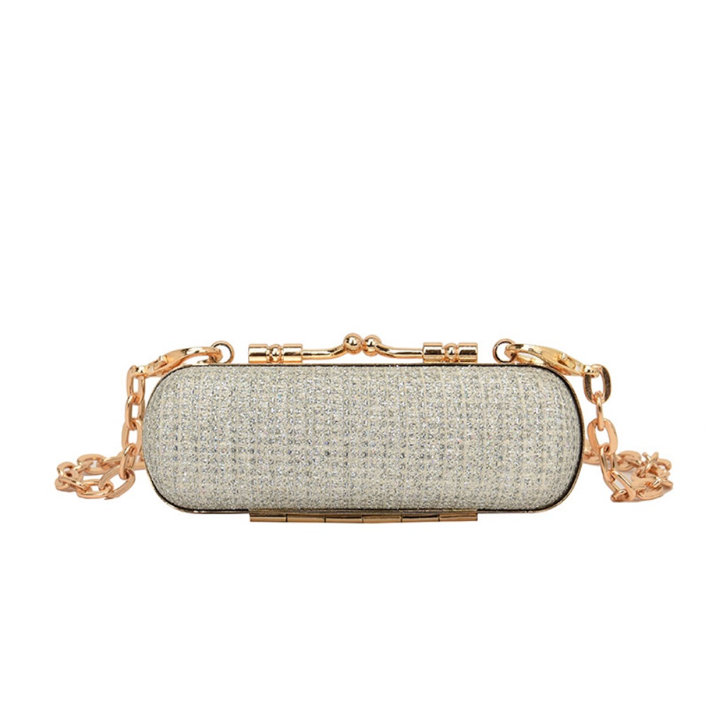 Chic Designer Minimalist Tote featuring Sparkling Jewels: A Stylish Companion for Parties & Beauty Essentials
