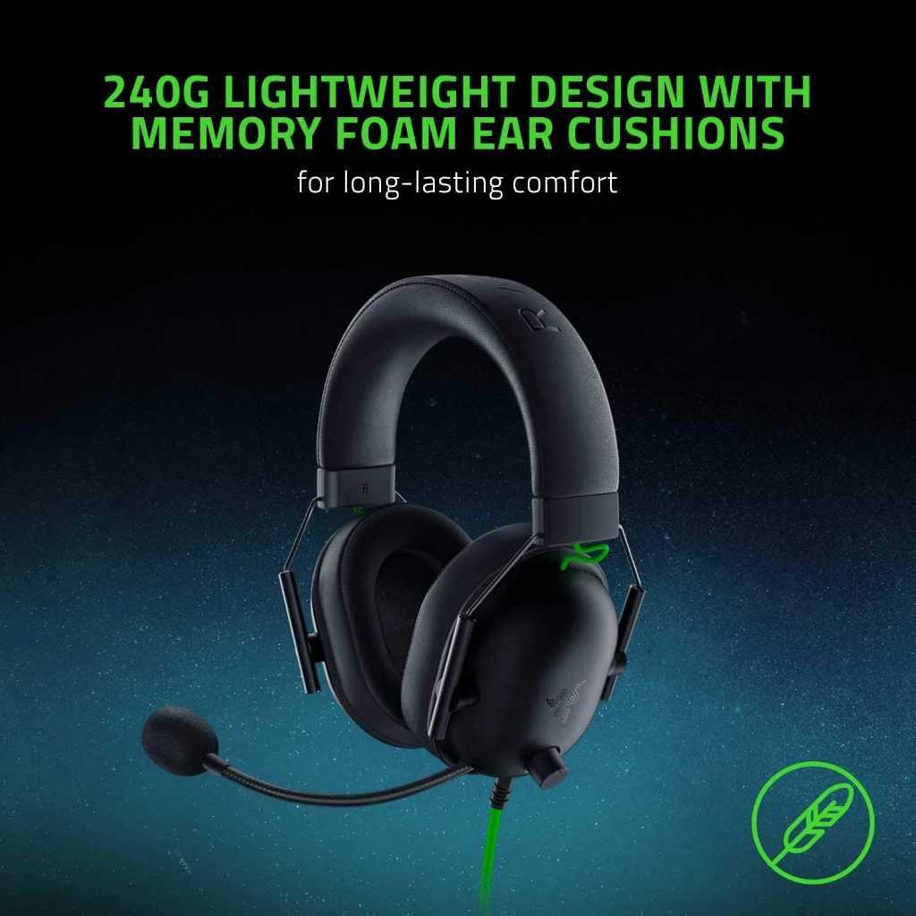 2023 Razer BlackShark V2 X Headphone Wired Gaming Headset 71 Surround Sound- Game For Switch XboxM251126