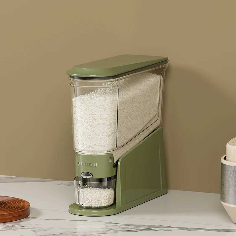 UFORU kitchen item free Press type rice drum household insect-proof moisture-proof sealed food grade organize rice box Y251126