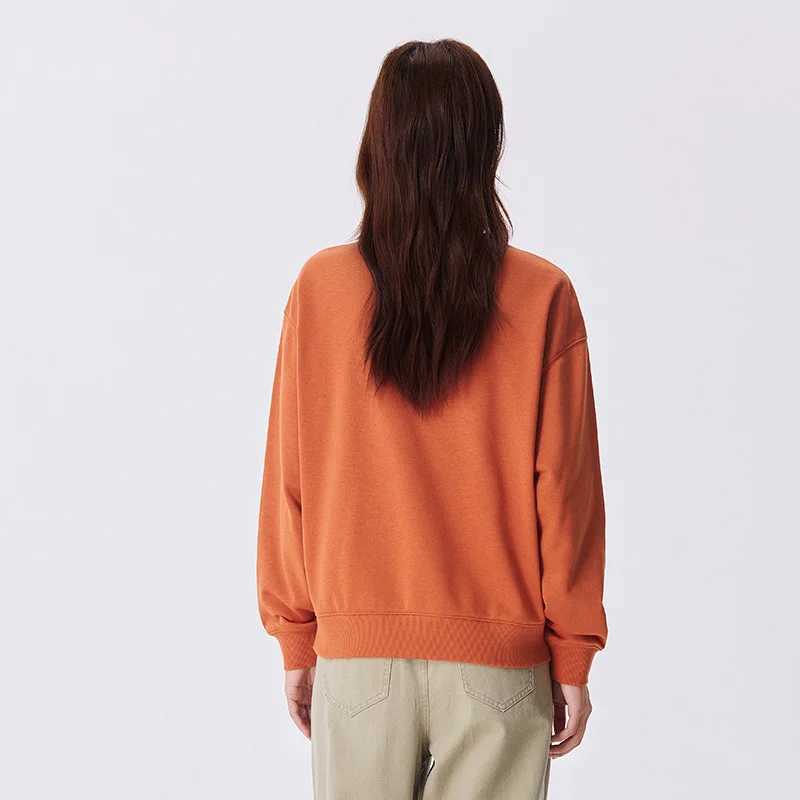 Semir Sweatshirt Women Loose 2024 Autumn New Fashion Pattern Top Trendy Sweatshirt J251136