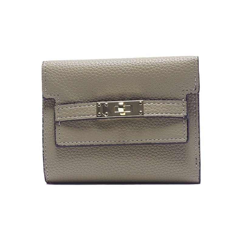2025 New Designer Bag Instagram Women's High End Small Folding Short Handbag Wallet