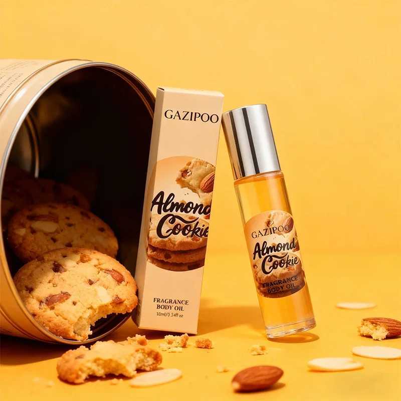 French Gourmand Scent Rollon Perfume Popcorn Cookie Cream Vanilla Coconut Lasting Eau De Toilette Portable Sweet Fragrance C251126