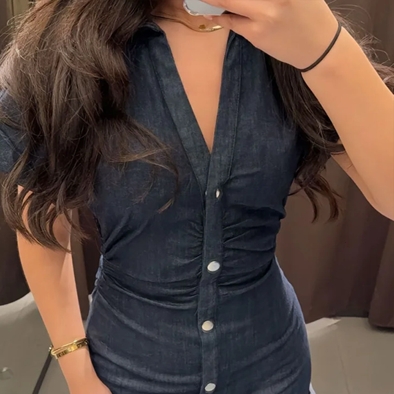2025 new women's clothing style elegant, fashionable, sexy, slim fit single breasted dress for women