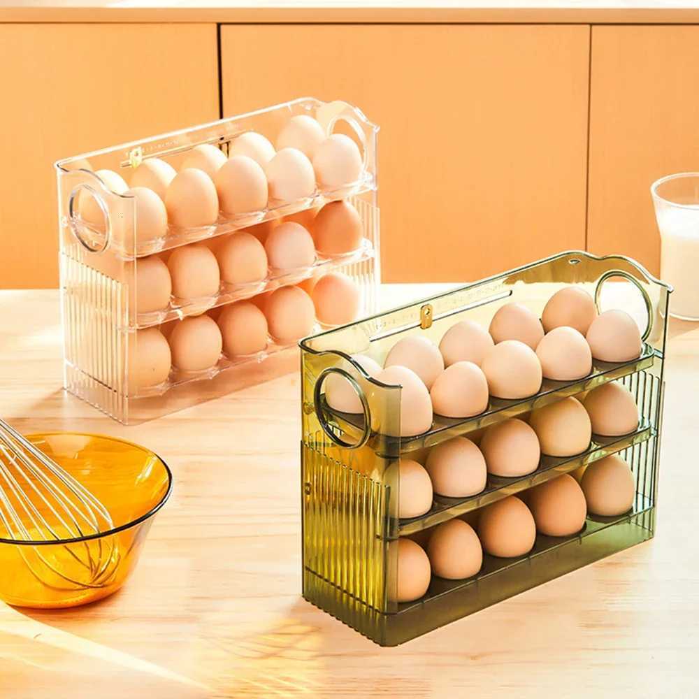 Hot Sell Kitchen Organizer Egg Organizer Storage Egg Storage Container for Refrigerator Egg Storage Box Y251126