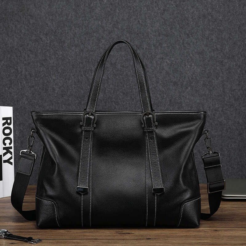 Luxury Bags Designer Schwarzkopf Business Totes Leather Top Handle Bags Casual Briefcase Men's One Shoulder Cross Body Bag