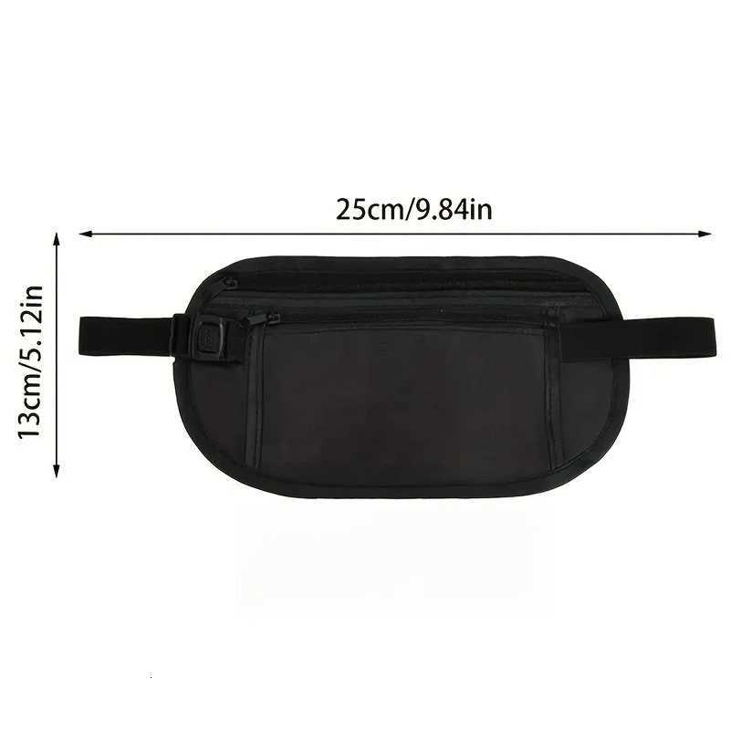 1PCS Anti-Theft Running Waist Bag Cash Clip - Hands-Free Invisible Wallet Waist Pack with Secure Zipper Lightweight OutdoorT251126