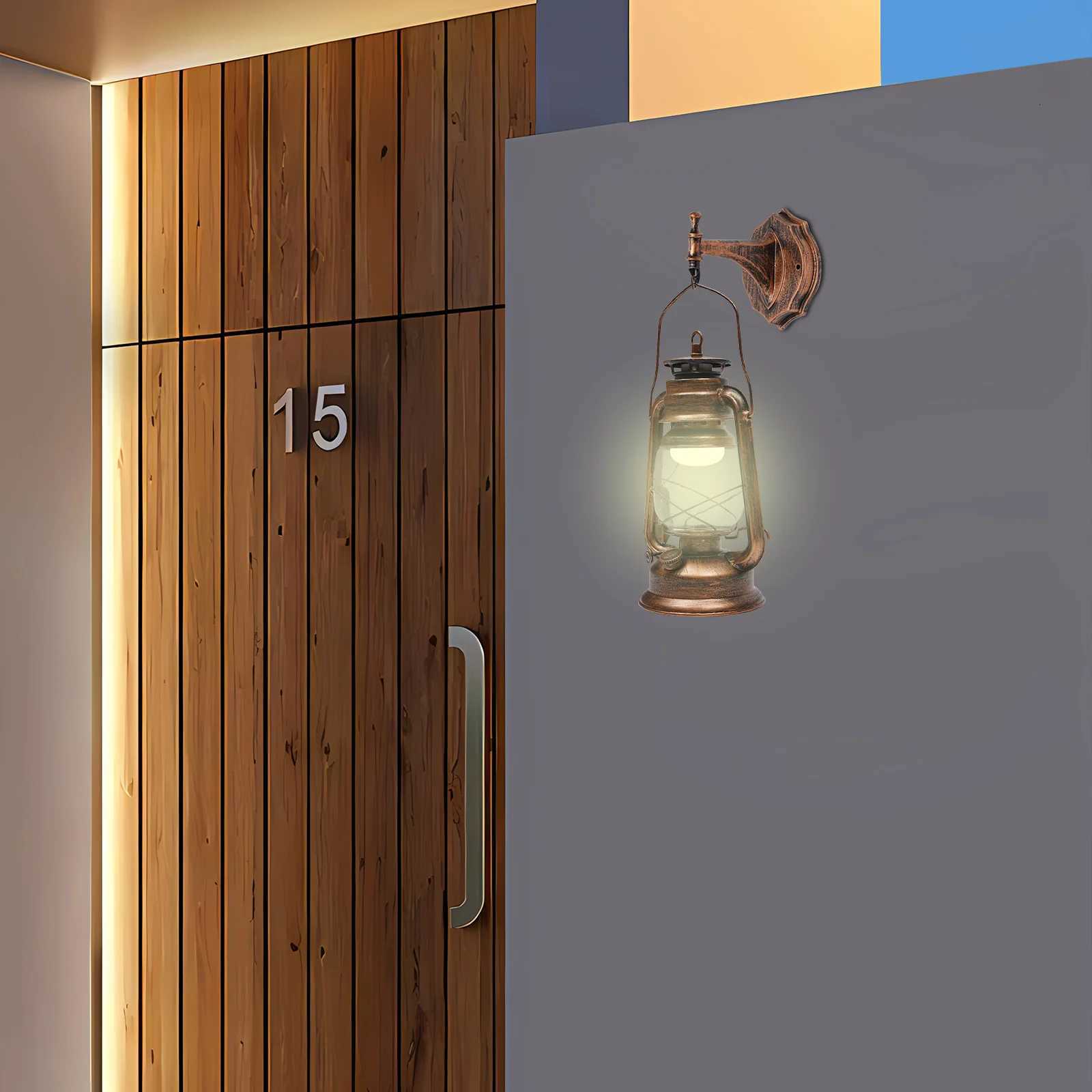 Wall Light Outdoor Lamp Antique Hanging Outdoor Lanterns Suitable for Indoor and Outdoor Lighting Yards Facades Bronze M251126