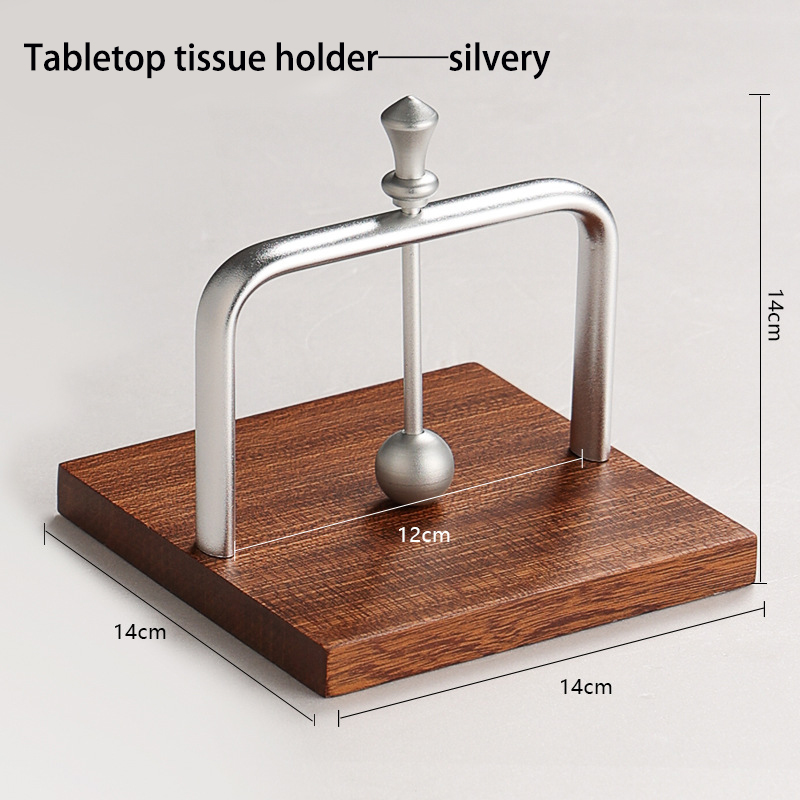 Coffee shop napkin holder Western restaurant tissue holder solid wood hotel tissue holder desktop