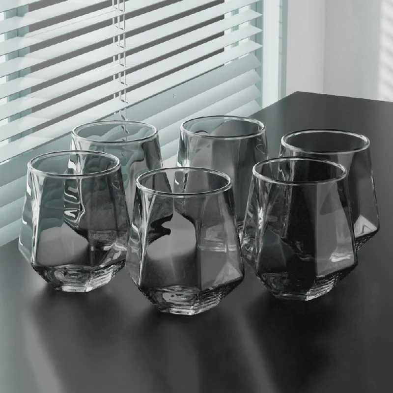 320ml 6pcs Sets Whiskey Glass Drinkware Luxury Drinking Glasses High End Coffee Latte Mugs Water Bottle Suitable for Gift Giving C251126