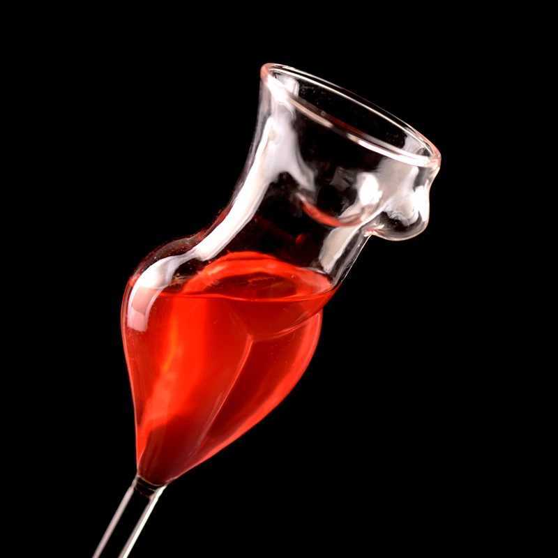 Creative Cocktail Glass Girl Body Shape Glass Cup Glass Wine Goblet Glass Champagne Borosilicate Beauty Goblet Cup C251126