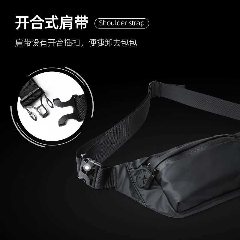 Waterproof Man Waist Bag Fashion Chest Pack Outdoor Sports Crossbody Bag Casual Travel Male Bum Belt BagT251126