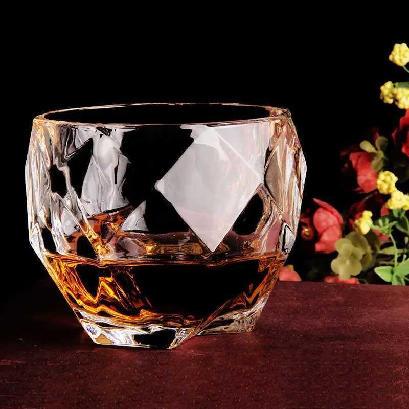 Crystal Whiskey Glass Cup For the Home Bar Beer Water and Party Hotel Wedding Glasses Gift Drinkware C251126