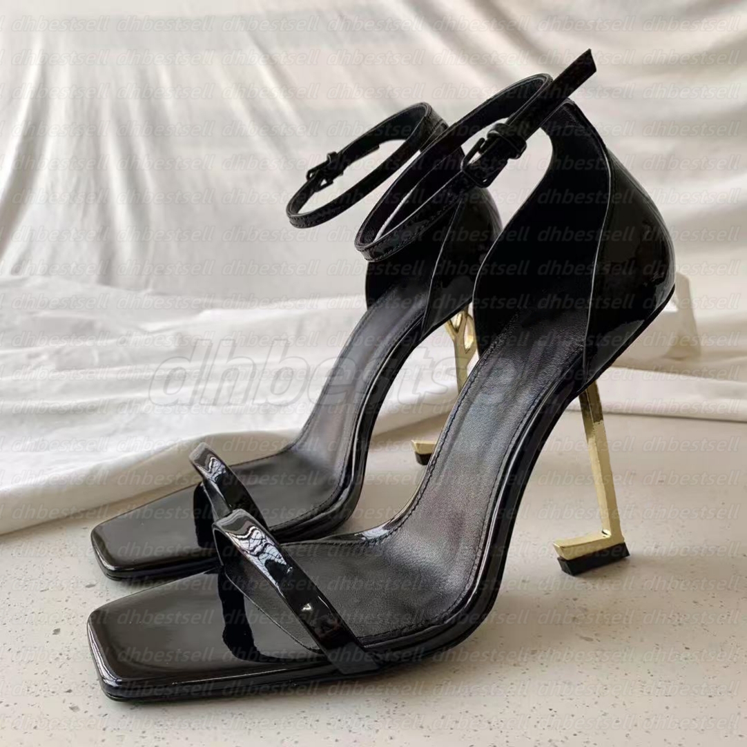 Women Luxury Paris Dress Shoes Designer High Heels Sandals Opyum Pumps Stiletto Brand Heel Leather Suede Open Toes Party Wedding Office Woman Sneakers 35-42 e600