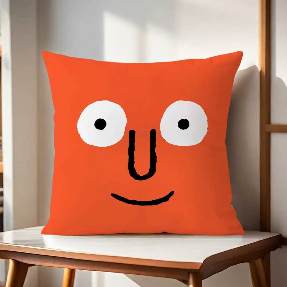 Art J-Jean J-Jullien Cute cushion cover Pillow Sofa Printing Decoration Room Home Office Coffee Shop Car Nordic SimplicityW251126
