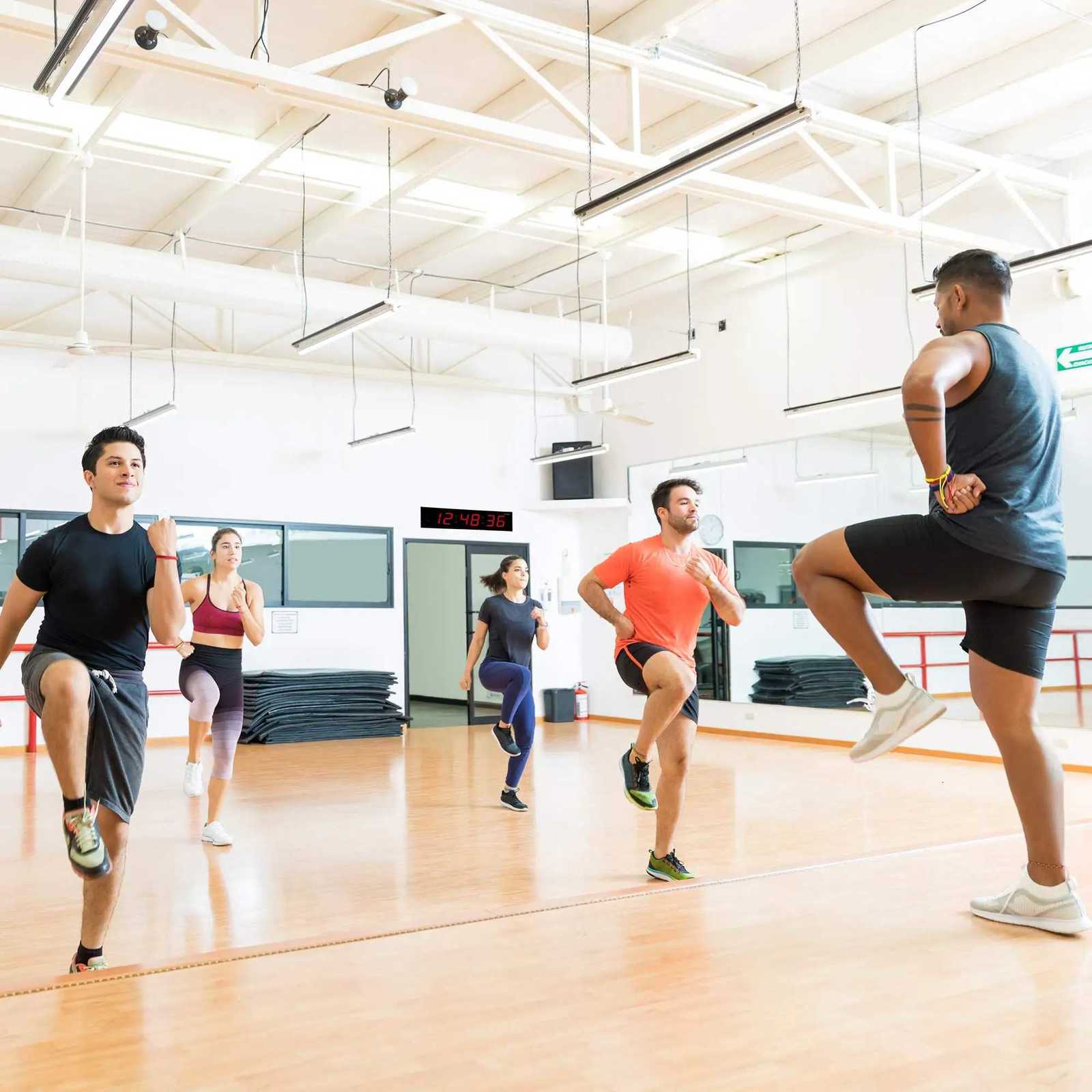 Ivation Large Digital Clock 36 Led Wall Clock with Stopwatch Alarms Timer Temp Remote C251126