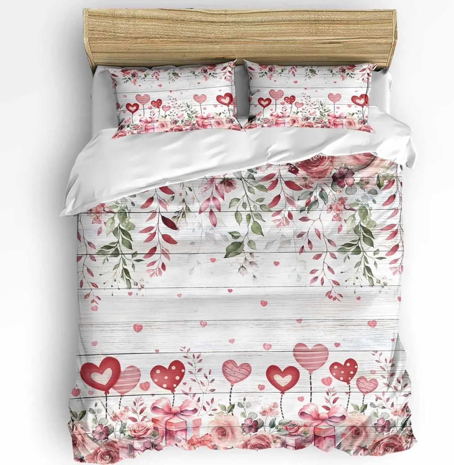 Christmas Christmas Duvet Cover King Size Christmas Tree Ball Snowflake Quilt Soft Bedding for Boys Girls Adult Bedroom Decoration 3 Pcs Y251126