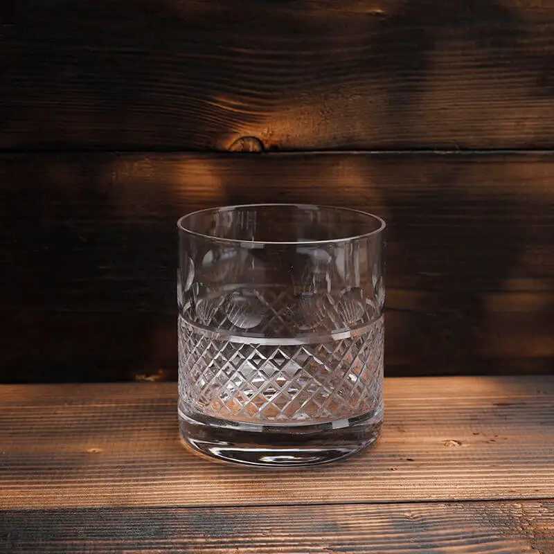 1PCS Old Fashioned Whiskey Glasses Excellent For Cocktail Bourbon Rocks Glassware 380ml Barware Pack of 2 C251126