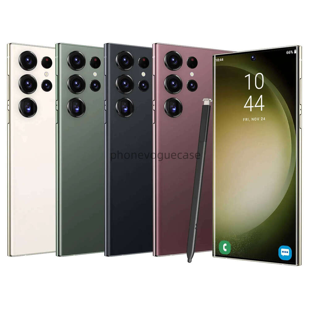 Top Quality S24 Ultra True 5G Built-In Pen Android Smartphone 7.3 Large Screen 21 Million Pixels (16Gb+1Tb) Cheap Mobile Phones.