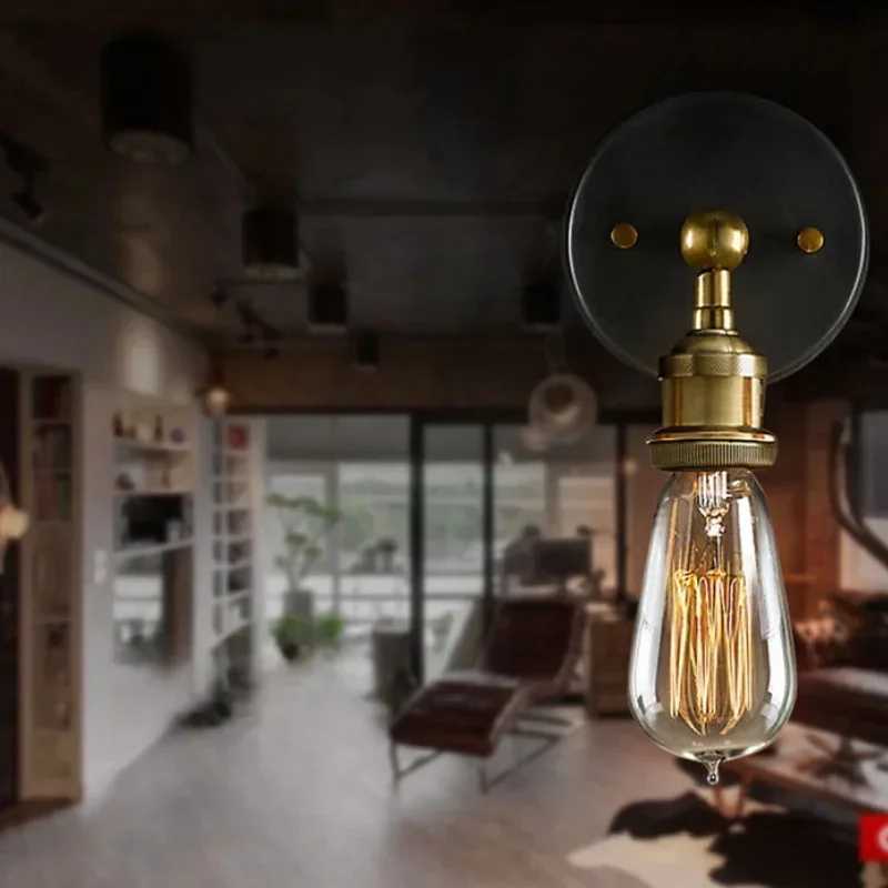 Industrial style Retro Wall lamp E27 Light fixture Bedroom Bedside Light Room Decoration Wall light Corridor Aisle led lights M251126
