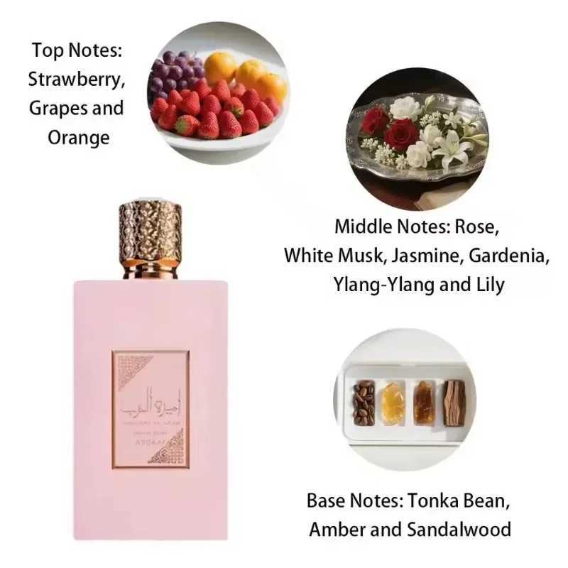 Middle East Arab 100ml Latafa Arab Princess Perfume Unlock The Mysterious Charm and Unique Style of Arab Fragrances C251126