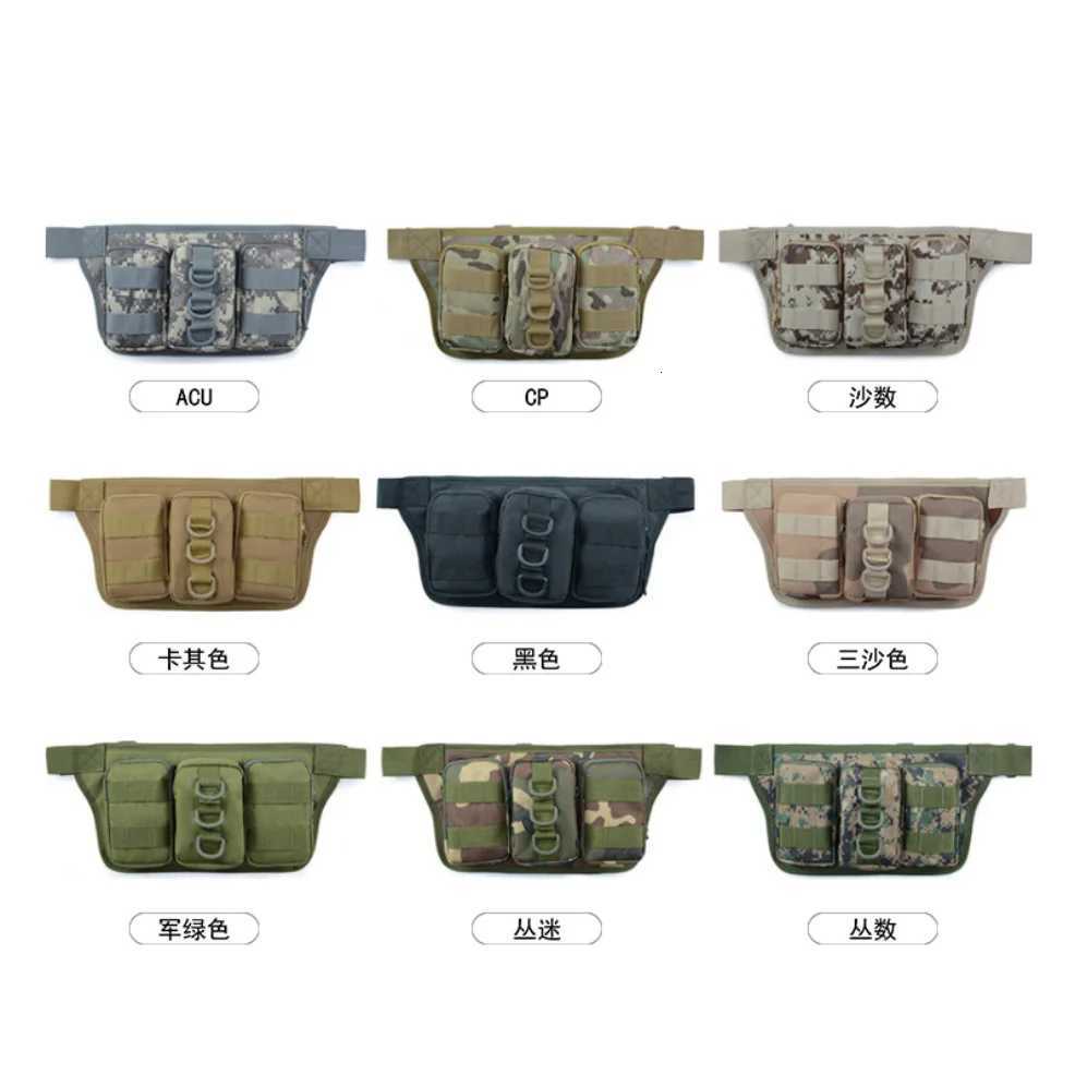 Lupu Camouflage Triple Waist Bag Tactical Sports Outdoor Camouflage Waist Bag Multifunctional Mens Waist Bag Tool Waist BagT251126
