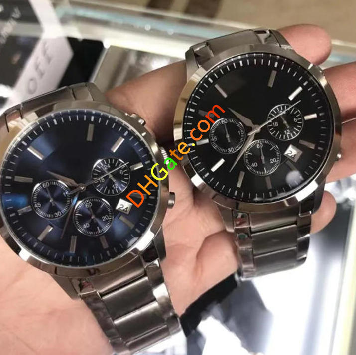Selling Top Factory AR watch New AR2434 AR2448 AR2454 AR2453 AR2458 Chronograph Men Watch Classico Mens Wristwatch Full Functional Stopwatch