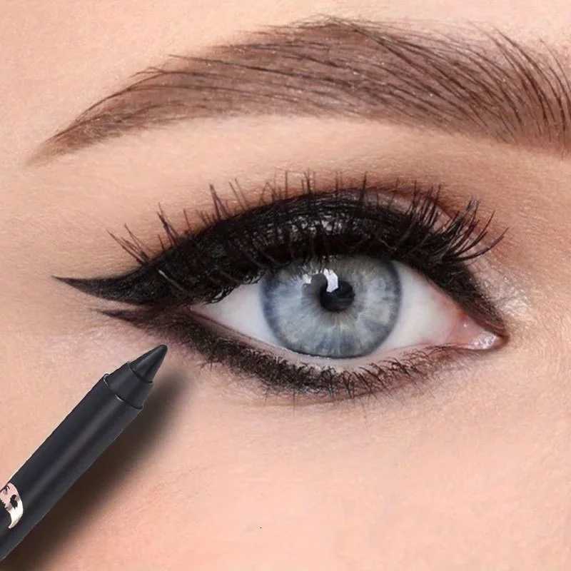 Matte Smooth Green Black Eyeliner Gel Pencil Fast-drying Waterproof Anti-sweat Lasting Eyeliner Pen Eye Beauty Makeup CosmeticsT251126