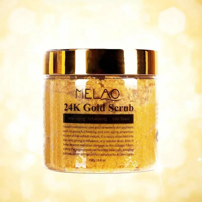 24k Gold Facial Mask Exfoliating Body Scrub Anti Acid Treatment Anti Wrinkle Whitening Female Skin Care Product 250424