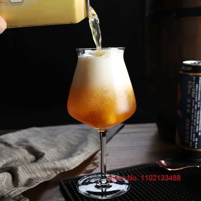 Professional TEKU Beer Mug IPA Exclusive Craft Beer Goblet High-Alcohol Wine Glass Wheat Beer Steins Mug Pilsner Cup Wholesale C251126