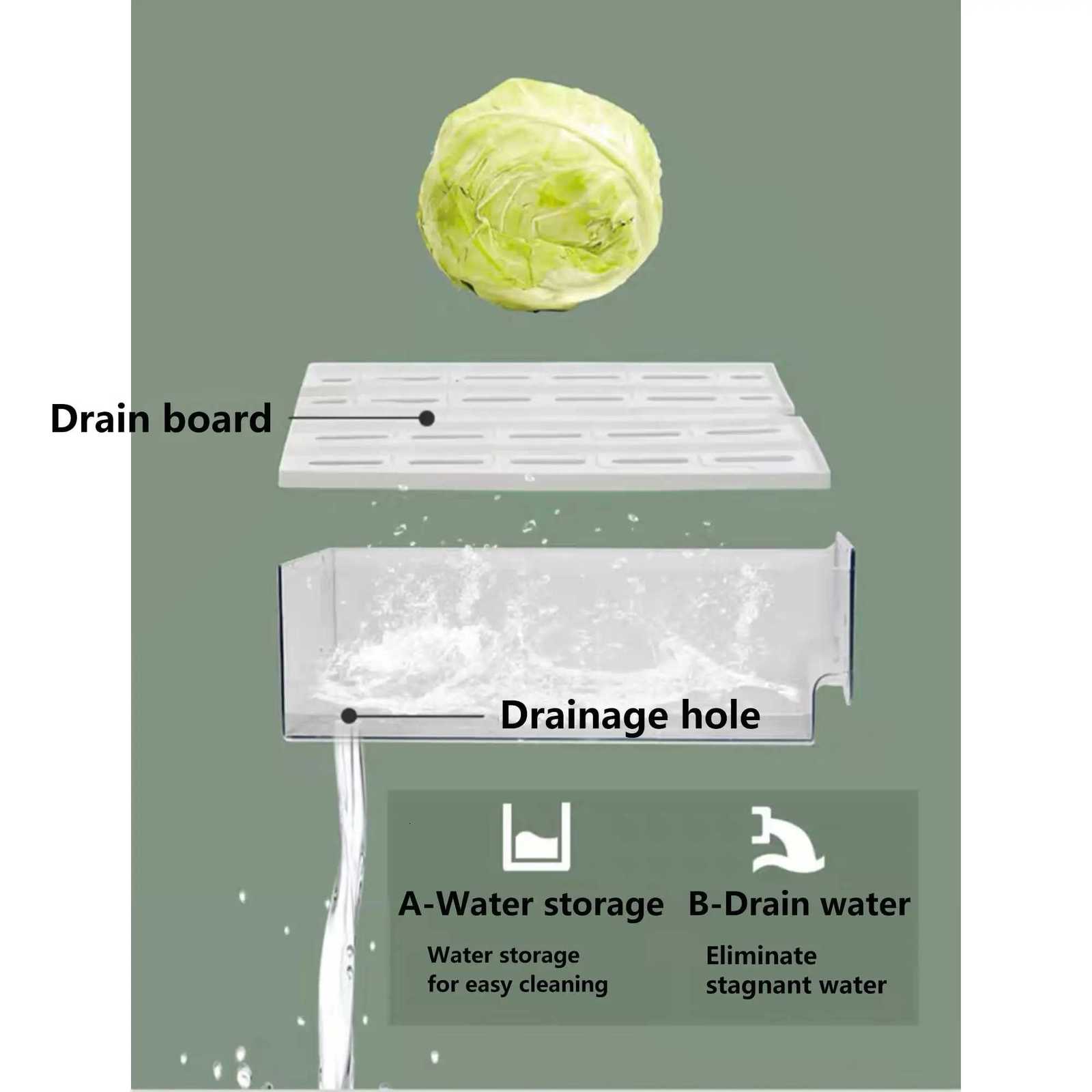 Fridge Organizer Stackable Refrigerator Organizer Bins Reusable Food Storage Containers Fridge in Home Kitchen Y251126