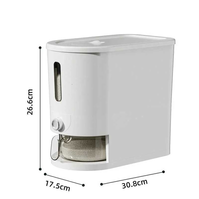 5KG Automatic Rice Dispenser - Insect-Proof Sealed Grain Storage Container Keep Dry Fresh for Kitchen Grain Preservation Y251126