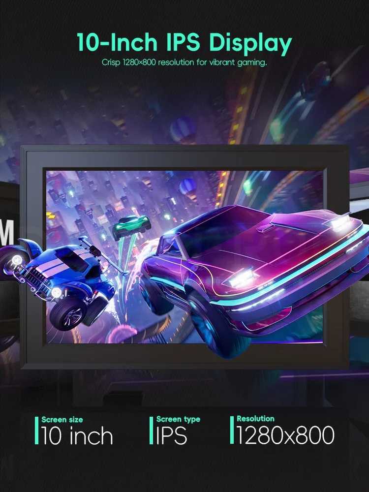DATA FROG Portable Gaming Device 1280P FHD Built-in WiFi 64GB 15000 Retro Games for On the Go Fun K251107