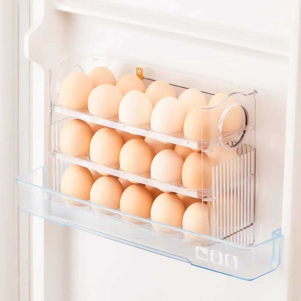 Hot Sell Kitchen Organizer Egg Organizer Storage Egg Storage Container for Refrigerator Egg Storage Box Y251126