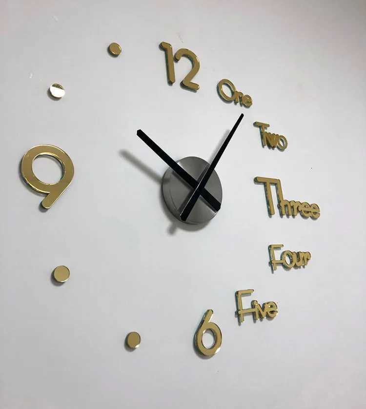 Oversized Creative Wall Clock Living Room Fashion Home Art DIY 1m C251126