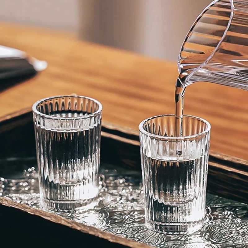 20ml/60ml Small Wine Glass ic Shot Glass Light Luxury Transparent Spirits Cup Elegant Cocktail Vodka Glasses Bar Glassware C251126