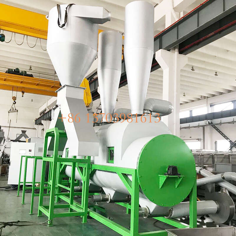Plastic Bottle Shredder Washer Dewatering Dryer Line