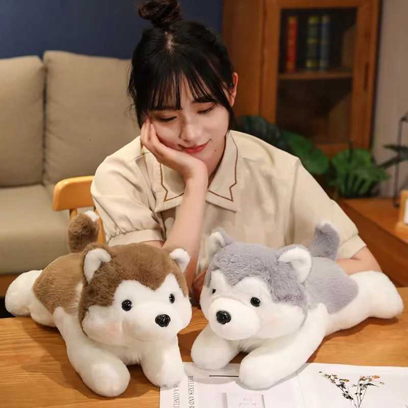 30/40/50cm Cute Dog Puppy Husky Pillow Plush Toy Cute Animal Stuffed Doll Home Decoration Baby Birthday GiftT251126