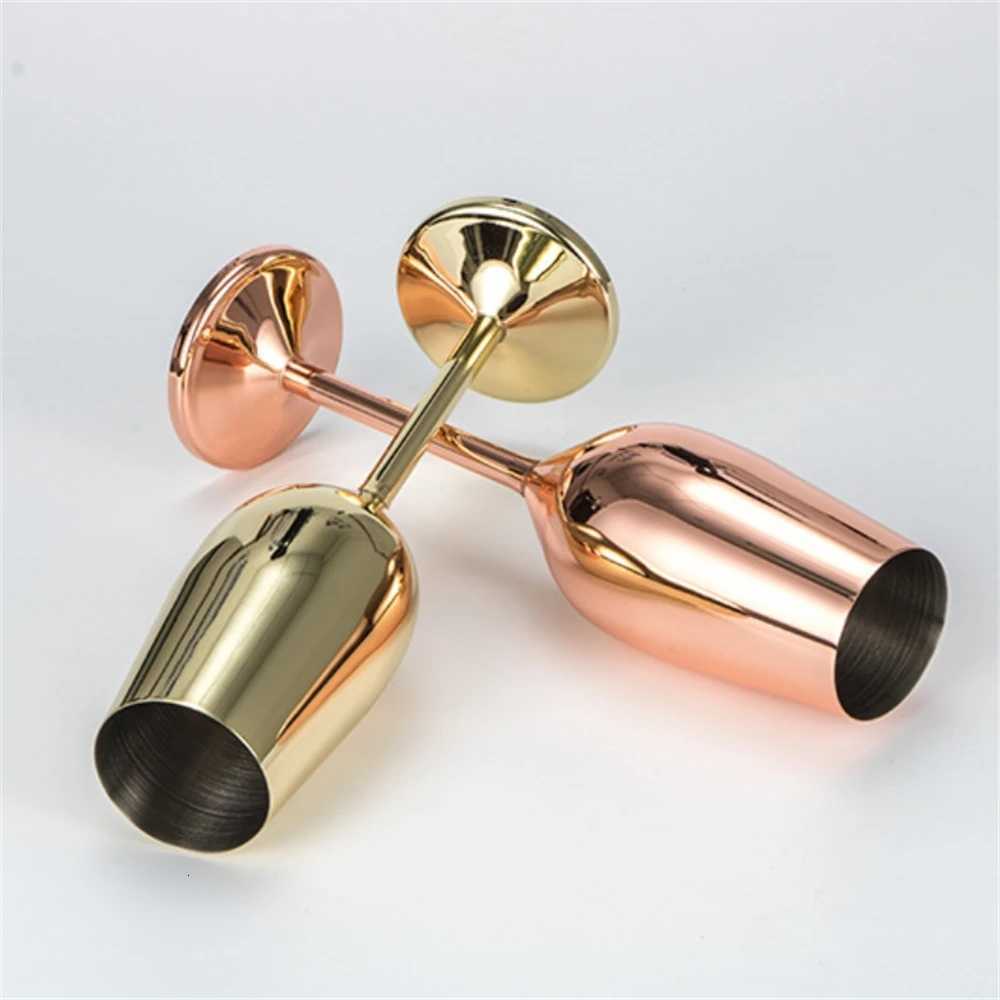 6pcs 200ml Stainless Steel Champagne Flutes Unbreakable Wine Glasses for Wedding Anniversary Birthday Parties C251126