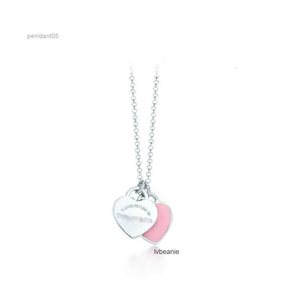 tiffamy and co fashion jewelry womens beating heart diamond pendant necklace 14k gold swan designer ins style emotional gift for women expre tiffanies tiffanyx BMMP