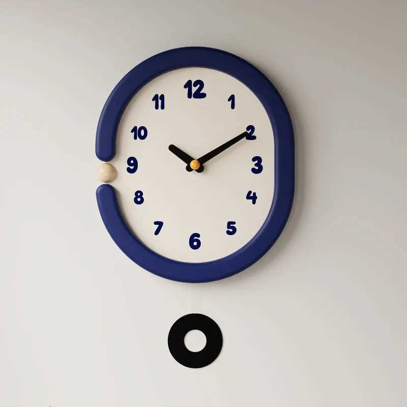 Cute Creative Wall Clock Vintage Geometric Simple Silent Wall Clock Living Room Dining Room Interesting Elegant Home Decor C251126