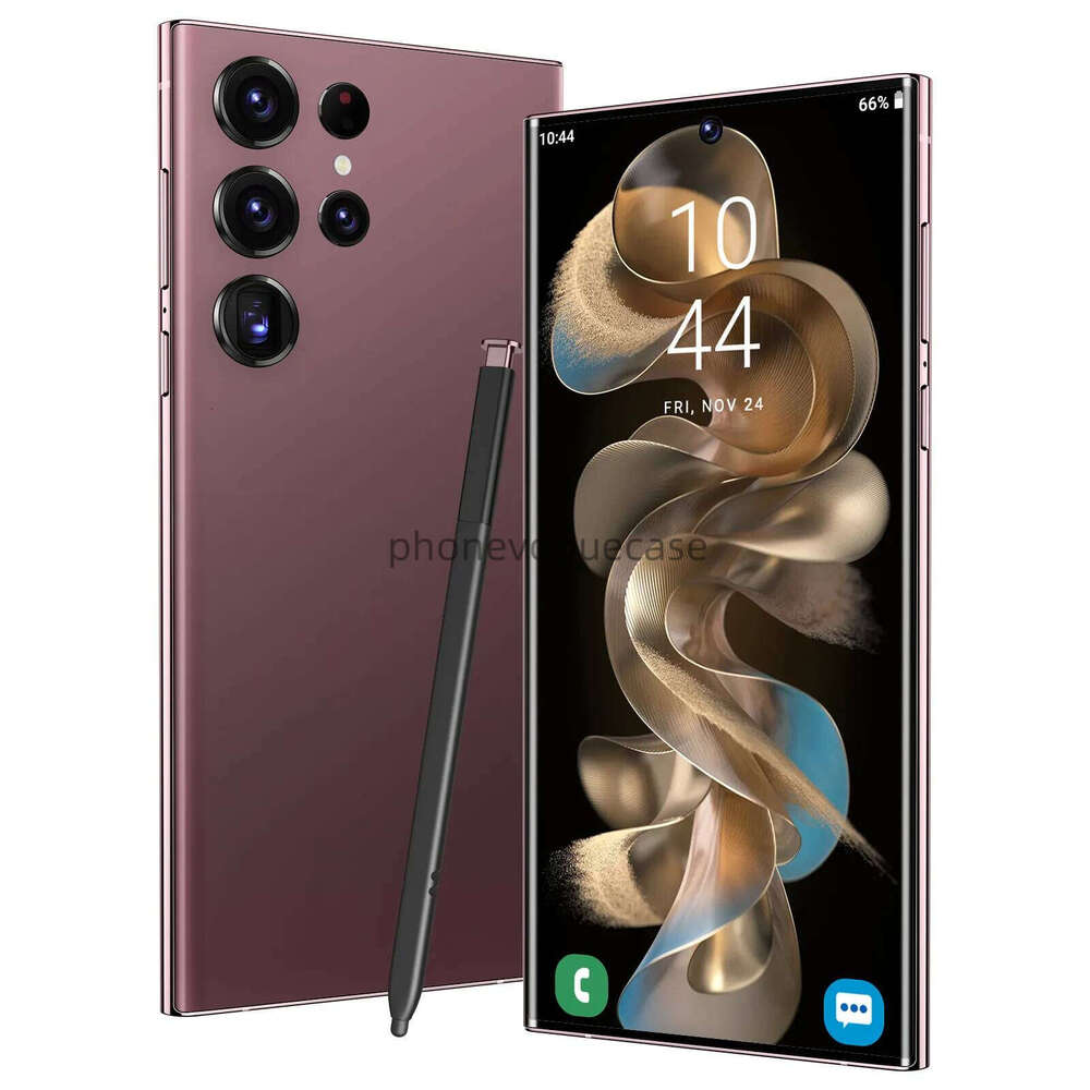 Top Quality S24 Ultra True 5G Built-In Pen Android Smartphone 7.3 Large Screen 21 Million Pixels (16Gb+1Tb) Cheap Mobile Phones.