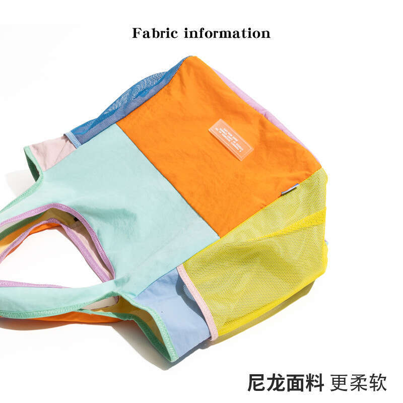 CKKUI Dopamine Tote Singapore Niche Design Canvas Bag Lightweight Foldable Eco friendly Handbag